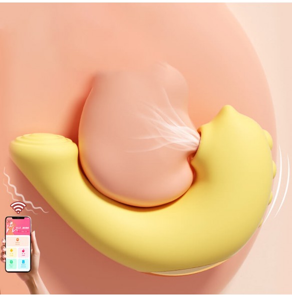 ROSELEX - Little Dolphin Suction Vibrator (Support Connect WeChat Mini Programs)